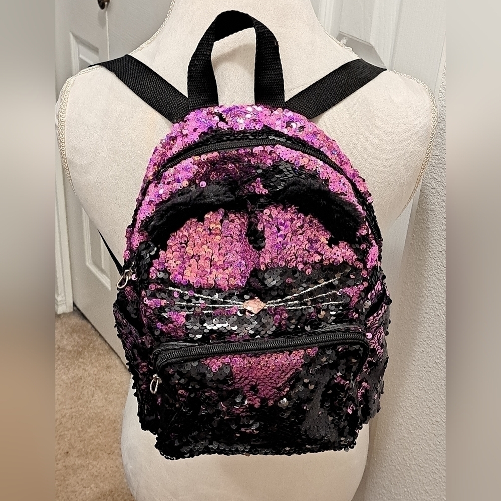Sequin Girl's Mini Backpack  Size 11"×10"